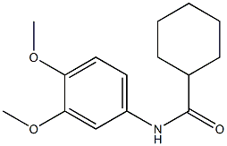 N-(3,4-dimethoxyphenyl)cyclohexanecarboxamide Structure