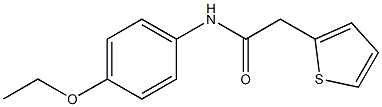 N-(4-ethoxyphenyl)-2-(2-thienyl)acetamide Struktur