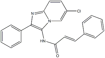 N-(6-chloro-2-phenylimidazo[1,2-a]pyridin-3-yl)-3-phenylacrylamide