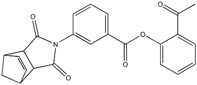 2-acetylphenyl 3-(3,5-dioxo-4-azatricyclo[5.2.1.0~2,6~]dec-8-en-4-yl)benzoate