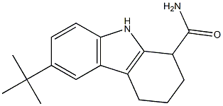 6-tert-butyl-2,3,4,9-tetrahydro-1H-carbazol-1-ylformamide Structure