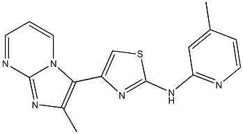 4-methyl-N-[4-(2-methylimidazo[1,2-a]pyrimidin-3-yl)-1,3-thiazol-2-yl]-2-pyridinamine