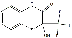 2-hydroxy-2-(trifluoromethyl)-2H-1,4-benzothiazin-3(4H)-one 化学構造式