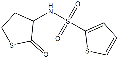 N-(2-oxotetrahydro-3-thienyl)-2-thiophenesulfonamide Structure