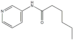 N-(3-pyridinyl)hexanamide Structure