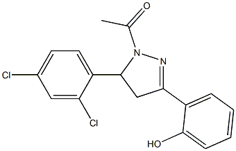 2-[1-acetyl-5-(2,4-dichlorophenyl)-4,5-dihydro-1H-pyrazol-3-yl]phenol