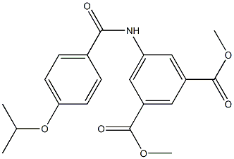  dimethyl 5-[(4-isopropoxybenzoyl)amino]isophthalate