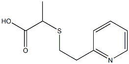 2-{[2-(2-pyridinyl)ethyl]sulfanyl}propanoic acid Structure