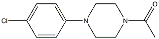 1-acetyl-4-(4-chlorophenyl)piperazine Structure