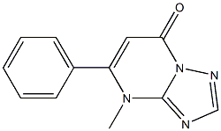 4-methyl-5-phenyl[1,2,4]triazolo[1,5-a]pyrimidin-7(4H)-one Structure