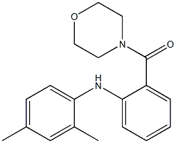 2,4-dimethyl-N-[2-(4-morpholinylcarbonyl)phenyl]aniline