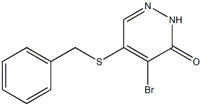 5-(benzylsulfanyl)-4-bromo-3(2H)-pyridazinone