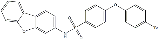 4-(4-bromophenoxy)-N-dibenzo[b,d]furan-3-ylbenzenesulfonamide|