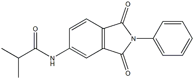 N-(1,3-dioxo-2-phenyl-2,3-dihydro-1H-isoindol-5-yl)-2-methylpropanamide