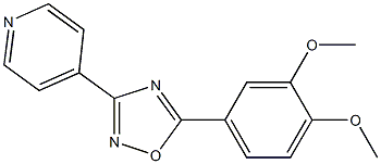 4-[5-(3,4-dimethoxyphenyl)-1,2,4-oxadiazol-3-yl]pyridine|