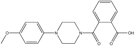 2-{[4-(4-methoxyphenyl)-1-piperazinyl]carbonyl}benzoic acid Structure