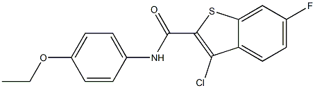 3-chloro-N-(4-ethoxyphenyl)-6-fluoro-1-benzothiophene-2-carboxamide