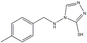 4-[(4-methylbenzyl)amino]-4H-1,2,4-triazol-3-yl hydrosulfide,,结构式