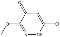 6-chloro-3-methoxy-4(1H)-pyridazinone Struktur