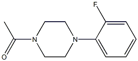 1-acetyl-4-(2-fluorophenyl)piperazine,,结构式