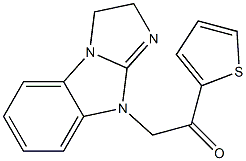 2-(2,3-dihydro-9H-imidazo[1,2-a]benzimidazol-9-yl)-1-(2-thienyl)ethanone