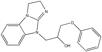 1-(2,3-dihydro-9H-imidazo[1,2-a]benzimidazol-9-yl)-3-phenoxy-2-propanol|