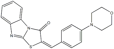 2-[4-(4-morpholinyl)benzylidene][1,3]thiazolo[3,2-a]benzimidazol-3(2H)-one