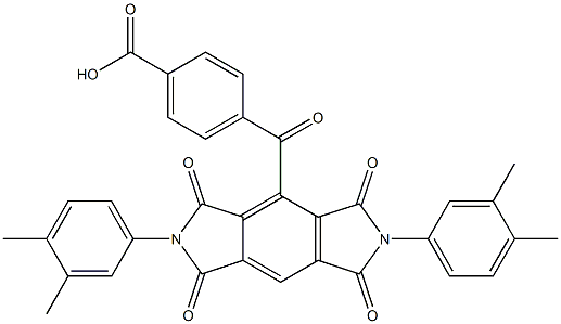 4-{[2,6-bis(3,4-dimethylphenyl)-1,3,5,7-tetraoxo-1,2,3,5,6,7-hexahydropyrrolo[3,4-f]isoindol-4-yl]carbonyl}benzoic acid