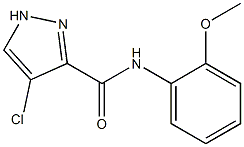 4-chloro-N-(2-methoxyphenyl)-1H-pyrazole-3-carboxamide|