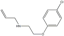 N-allyl-N-[2-(4-chlorophenoxy)ethyl]amine Structure