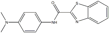 N-[4-(dimethylamino)phenyl]-1,3-benzothiazole-2-carboxamide Struktur