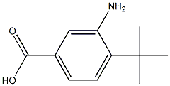 3-amino-4-tert-butylbenzoic acid,,结构式