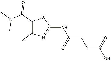  4-({5-[(dimethylamino)carbonyl]-4-methyl-1,3-thiazol-2-yl}amino)-4-oxobutanoic acid