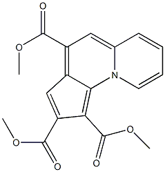trimethyl cyclopenta[c]quinolizine-1,2,4-tricarboxylate