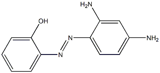 2-[(2,4-diaminophenyl)diazenyl]phenol Struktur