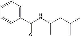 N-(1,3-dimethylbutyl)benzamide Struktur