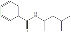 N-(1,3-dimethylbutyl)benzamide,,结构式