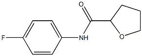 N-(4-fluorophenyl)tetrahydro-2-furancarboxamide,,结构式