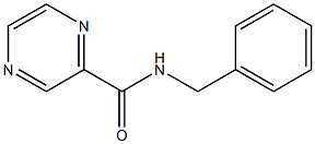 N-benzyl-2-pyrazinecarboxamide Structure