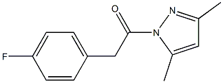 1-[(4-fluorophenyl)acetyl]-3,5-dimethyl-1H-pyrazole