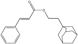 2-(1-adamantyl)ethyl 3-phenylacrylate Struktur