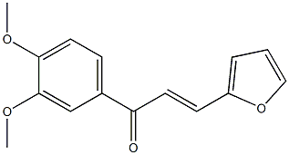 1-(3,4-dimethoxyphenyl)-3-(2-furyl)-2-propen-1-one