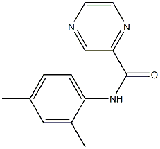 N-(2,4-dimethylphenyl)-2-pyrazinecarboxamide,,结构式