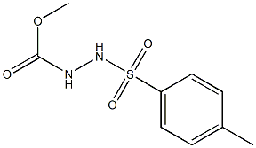 methyl 2-[(4-methylphenyl)sulfonyl]hydrazinecarboxylate,,结构式