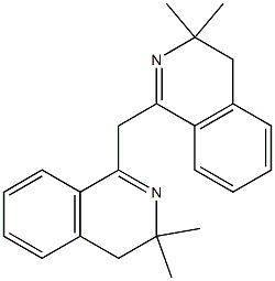 1-[(3,3-dimethyl-3,4-dihydro-1-isoquinolinyl)methyl]-3,3-dimethyl-3,4-dihydroisoquinoline