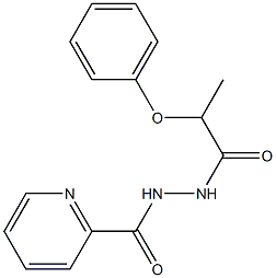 2-phenoxy-N'-(2-pyridinylcarbonyl)propanohydrazide