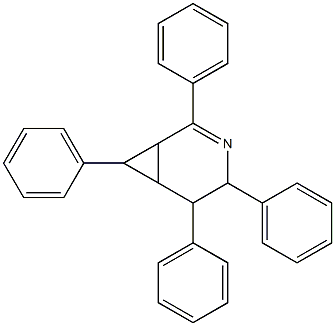 2,4,5,7-tetraphenyl-3-azabicyclo[4.1.0]hept-2-ene 化学構造式