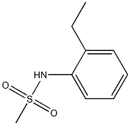 N-(2-ethylphenyl)methanesulfonamide Struktur