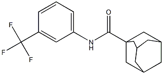 N-[3-(trifluoromethyl)phenyl]-1-adamantanecarboxamide Structure