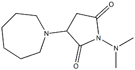 3-(1-azepanyl)-1-(dimethylamino)-2,5-pyrrolidinedione Structure